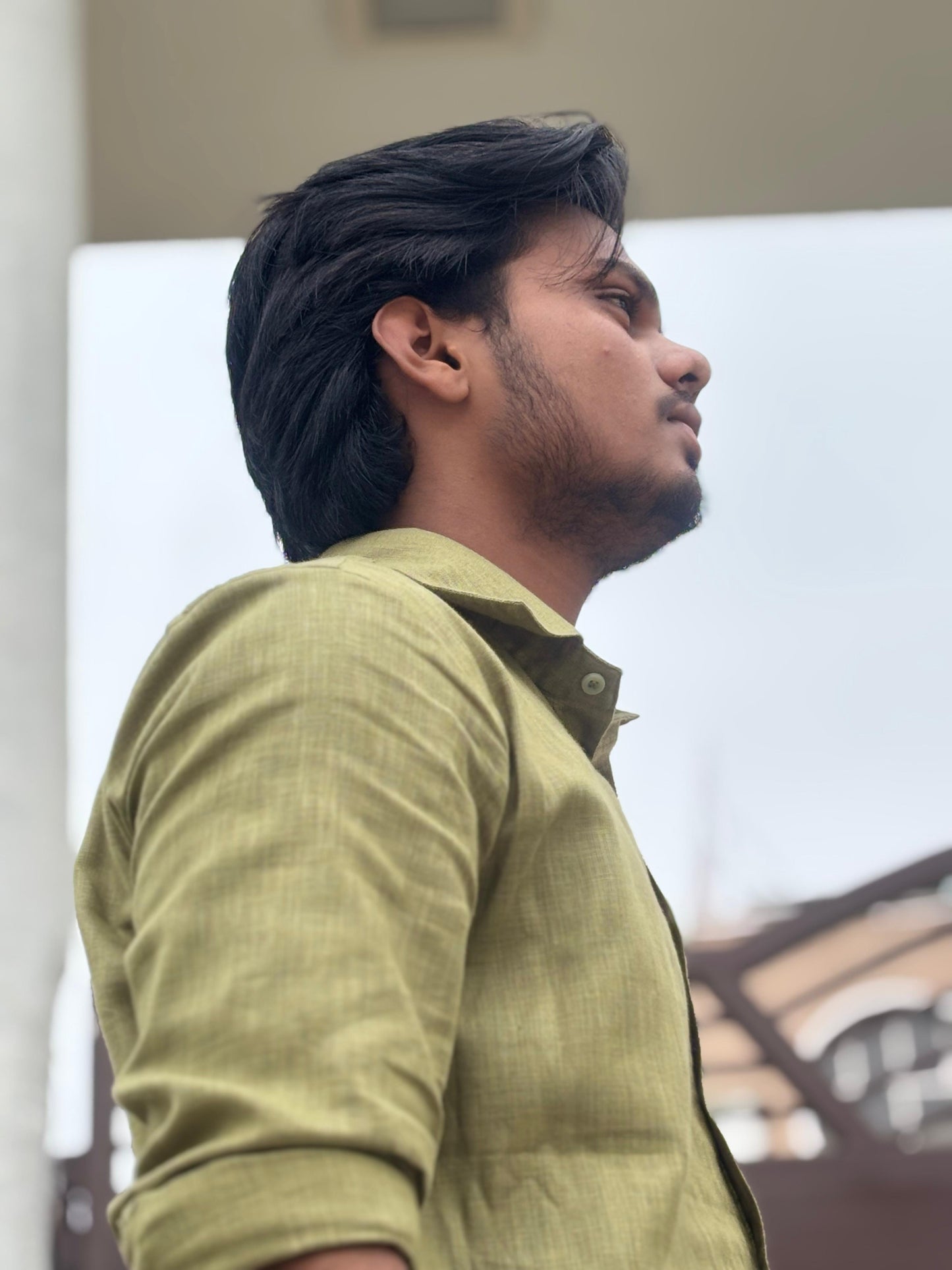 The Olive Grove Linen Shirt