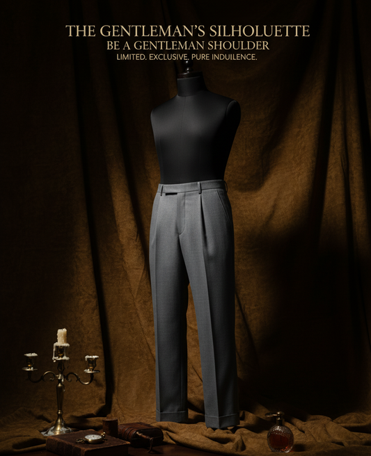 The Sterling Grey Pleated Trousers