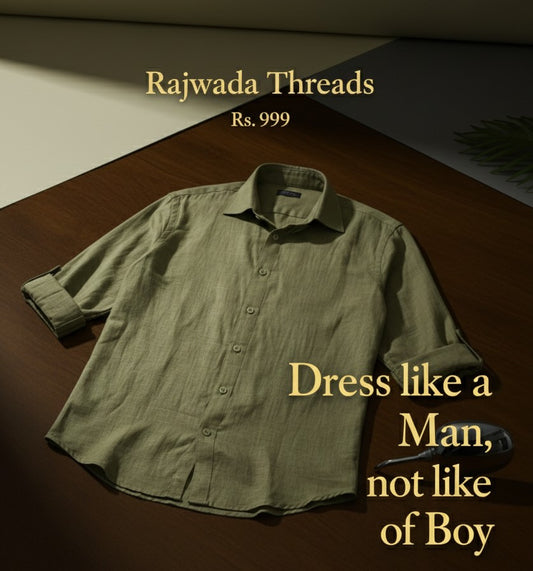 The Olive Grove Linen Shirt